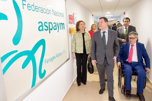 Inauguración de las instalaciones de ASPAYM en el Hospital Nacional de Parapléjicos (Foto: Carlos Monroy)