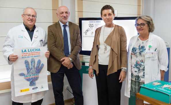 Presentación del Día Mundial de Higiene de Manos en el Hospital Nacional de Parapléjicos (Foto: Carlos Monroy)