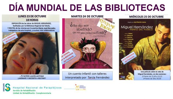 Cartel Día Mundial Bibliotecas