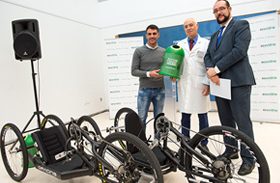Ecovidrio entrega dos bicicletas ‘Handbike’ a la Fundación del Hospital Nacional de Parapléjicos