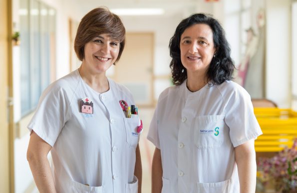 María Jesús Bocos y Ana María Escobar. Enfermeras del Hospital Nacional de Parapléjicos. Foto: Carlos Monroy