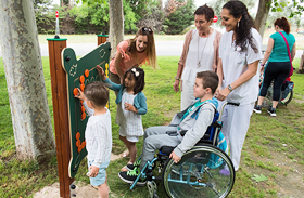 Aquí jugamos todos, parque inclusivo para niños ingresados en el Hospital de Parapléjicos