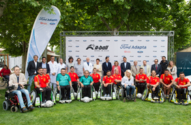 Gran éxito de la presentación nacional del fútbol en silla de ruedas en el HNP