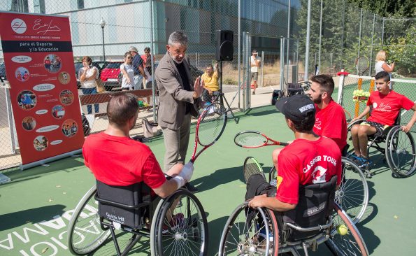  Balance de la escuela de tenis en el Hospital Nacional de Parapléjicos. Foto: Carlos Monroy