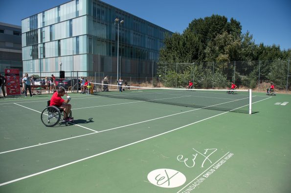  Balance de la escuela de tenis en el Hospital Nacional de Parapléjicos. Foto: Carlos Monroy