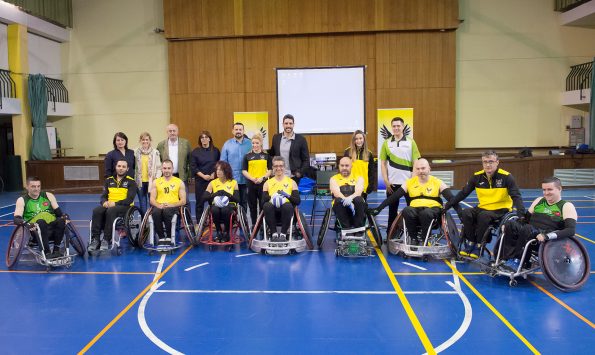 Rugby en silla de ruedas, en el Hospital Nacional de Parapléjicos