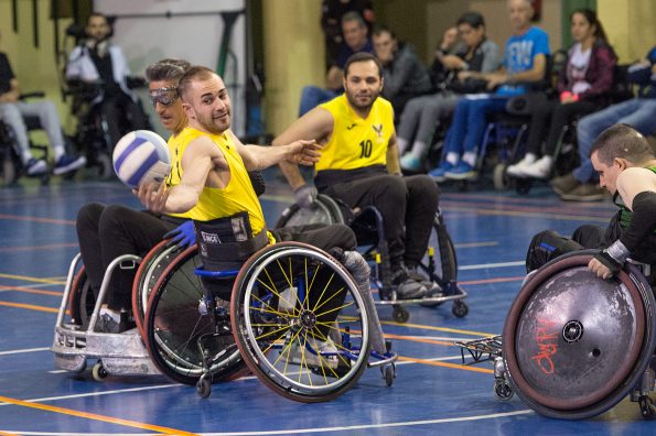 Rugby en silla de ruedas, en el Hospital Nacional de Parapléjicos