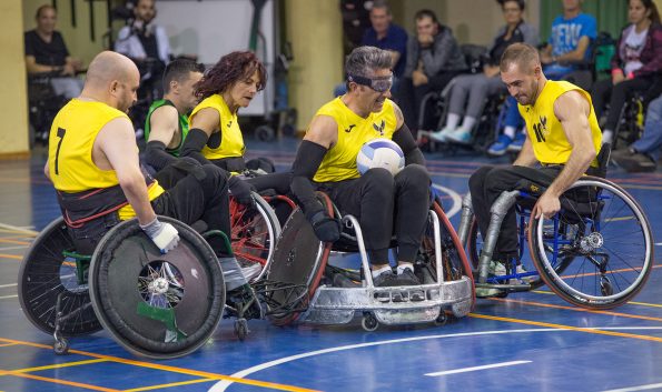 Rugby en silla de ruedas, en el Hospital Nacional de Parapléjicos