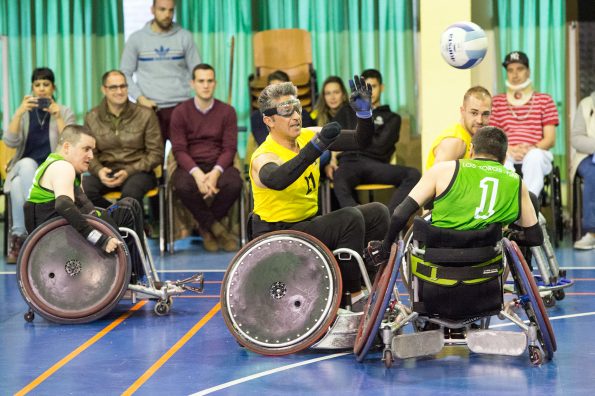 Rugby en silla de ruedas, en el Hospital Nacional de Parapléjicos