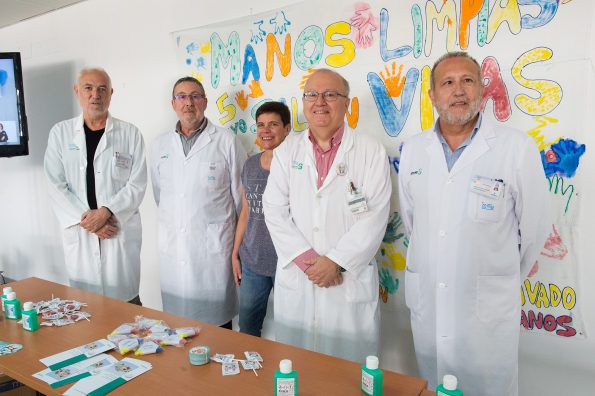 Día de la Higiene de Manos en el Hospital Nacional de Parapléjicos. (Foto Carlos Monroy \ SESCAM)