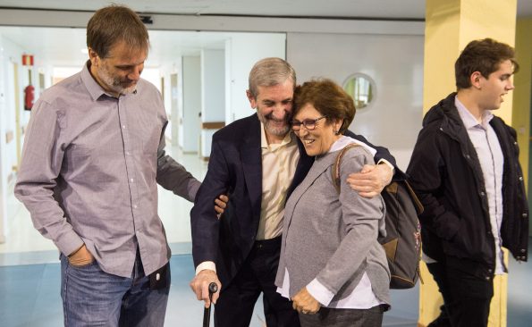 Homenaje al profesor Nieto Sampedro en el Hospital Nacional de Parapléjicos. (Foto: Carlos Monroy // SESCAM)