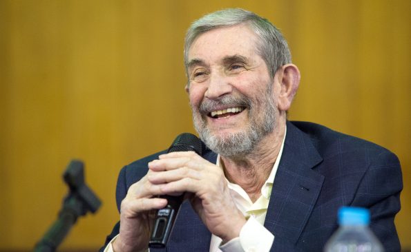 Homenaje al profesor Nieto Sampedro en el Hospital Nacional de Parapléjicos. (Foto: Carlos Monroy // SESCAM)