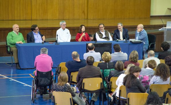 Homenaje al profesor Nieto Sampedro en el Hospital Nacional de Parapléjicos. (Foto: Carlos Monroy // SESCAM)