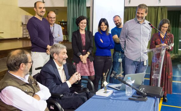 Homenaje al profesor Nieto Sampedro en el Hospital Nacional de Parapléjicos. (Foto: Carlos Monroy // SESCAM)