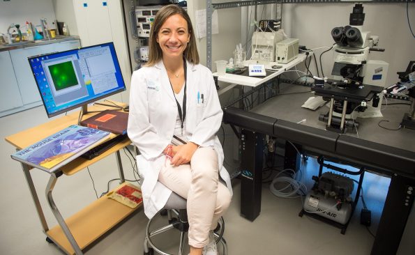 Juliana Martíns Rosa. Investigadora del Hospital Nacional de Parapléjicos. Foto.Carlos Monroy // SESCAM