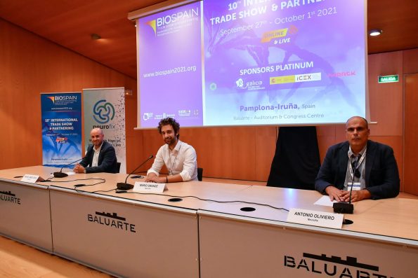 Miguel Ángel Ávila, General Manager de Neurofix; Mario Grande Abascal, Chief Executive Officer (CEO) en Neurofix; Dr. Antonio Oliviero, Neurólogo Clínico y Jefe de Grupo de Investigación (FENNSI Group)