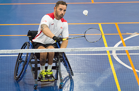 El Hospital de Parapléjicos acoge unas jornadas de inclusión, entrenamientos y formación en parabádminton