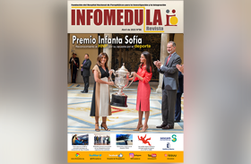 El Premio Infanta Sofía al Hospital de Parapléjicos por el impulso al deporte de personas con discapacidad, portada de la revista Infomédula