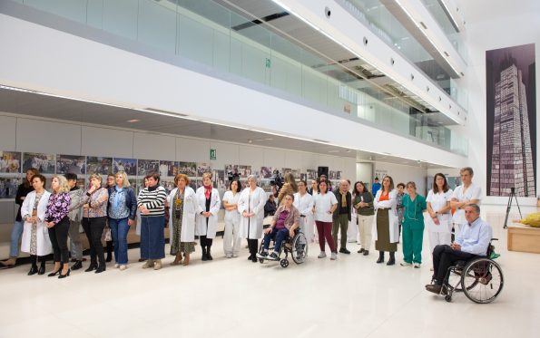 undación ONCE trae al Hospital de Parapléjicos arte para todos con la exposición ‘El mundo fluye. Dos miradas sobre una misma realidad’