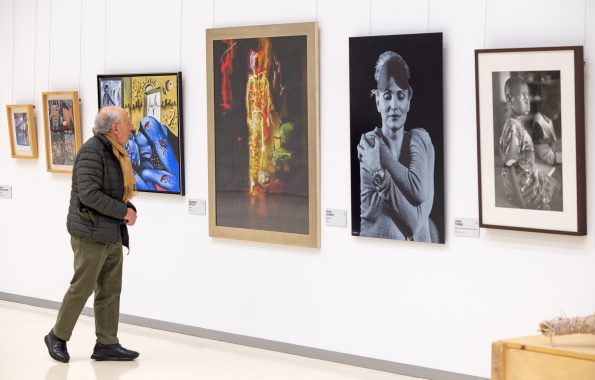 undación ONCE trae al Hospital de Parapléjicos arte para todos con la exposición ‘El mundo fluye. Dos miradas sobre una misma realidad’