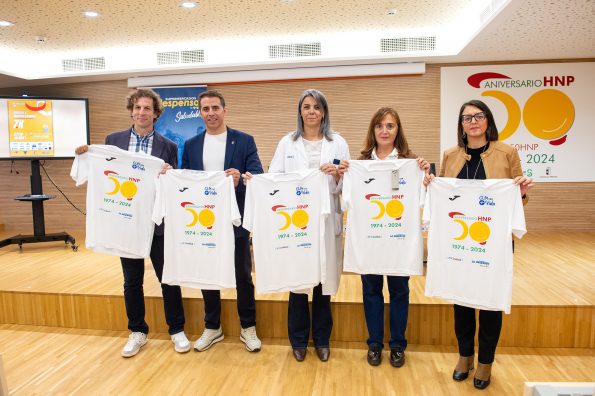 Organizamos la ‘I Carrera y Marcha solidaria del HNP’ con motivo de su 50 aniversario